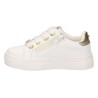 CULT-T162-25-WHT/GOLD-SNEAKER-BIMBA