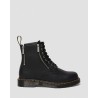 DR MARTENS-1460 ZIP-BLACK-36-ANFIBI