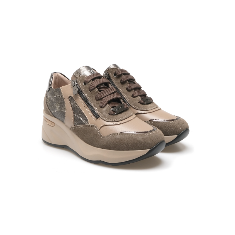 Sneakers Donna Keys - Nocciola/bronzo