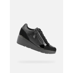 GEOX-ILDE B-38-BLACK-SNEAKERS-DONNA