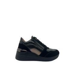 Sneakers Donna Keys - Black/bronzo 