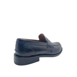 Mocassino Uomo Exton 102 - Vitello Blu 